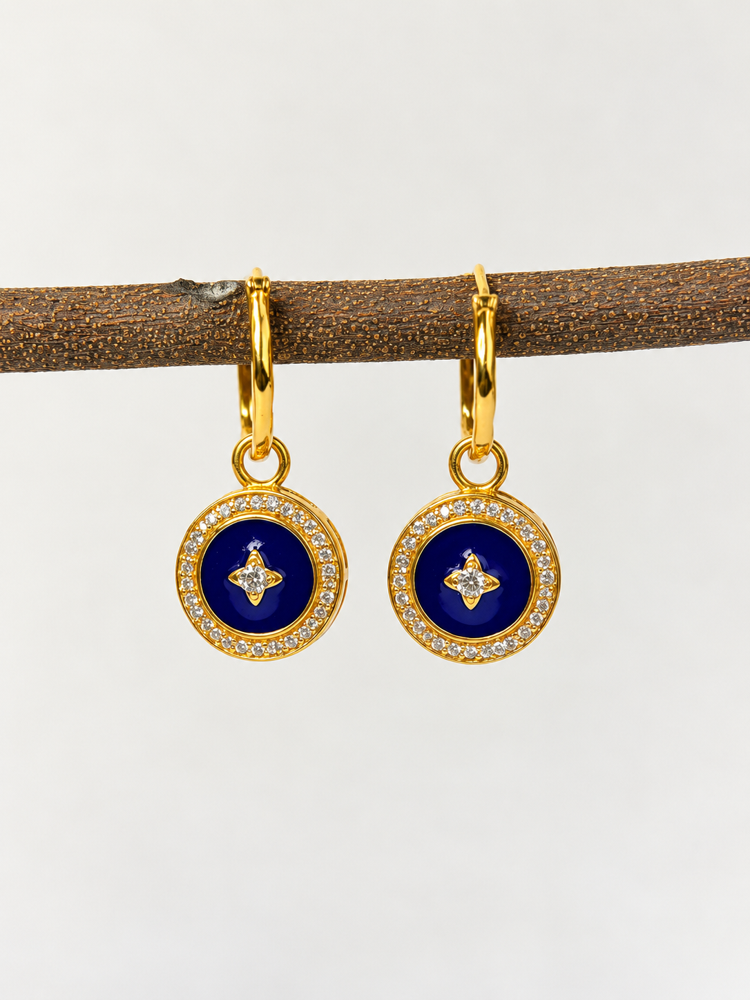 Astra Noir Earrings – 925 Sterling Silver Earrings