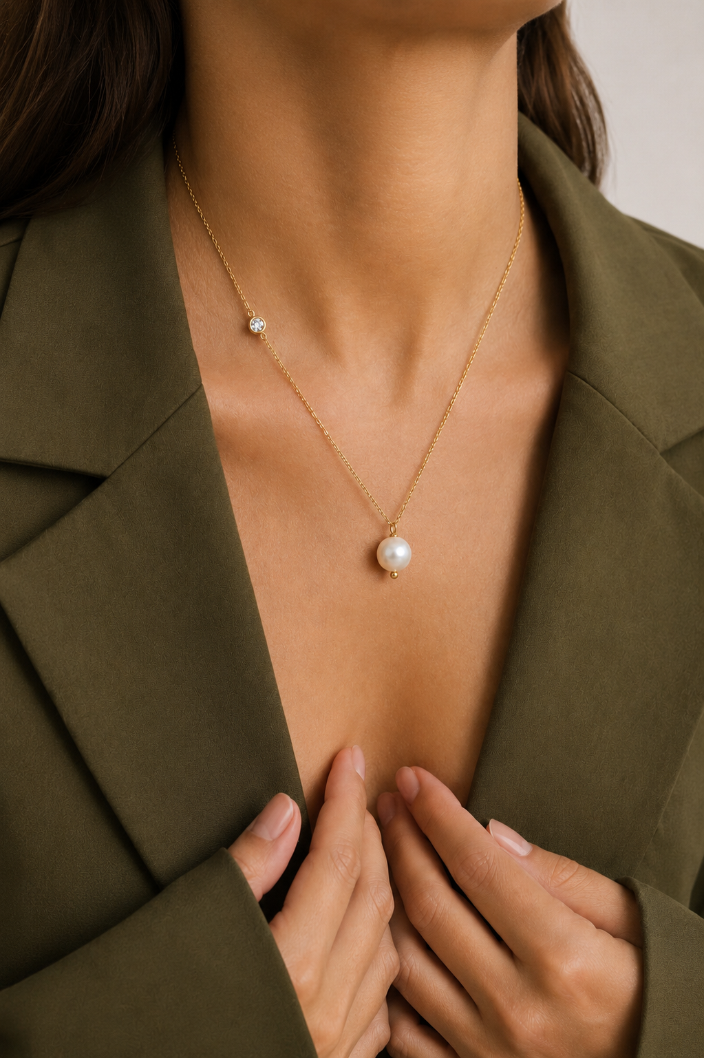Emera Pearl Pendant - 925 Sterling Silver Pendant