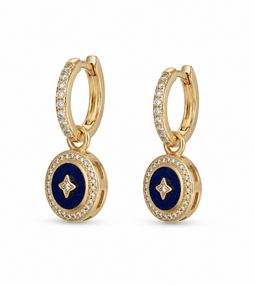 Astra Noir Earrings – 925 Sterling Silver Earrings