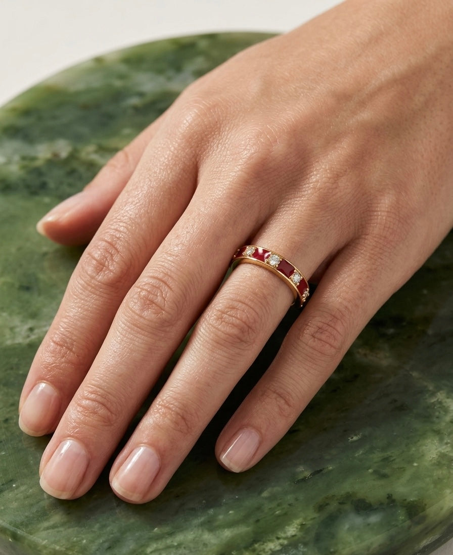 Crimson Aura Ring