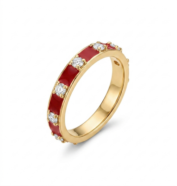 Crimson Aura Ring