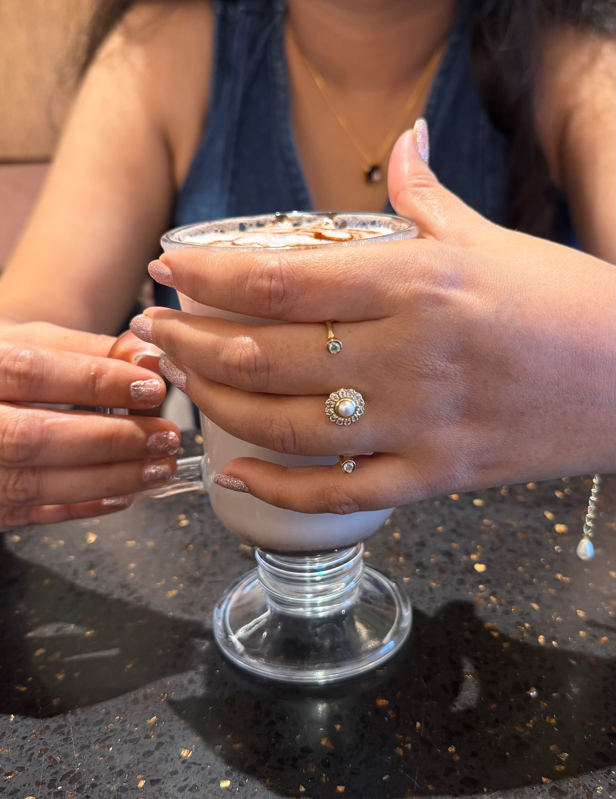 Amour Pearl Ring - 925 Sterling Silver Ring