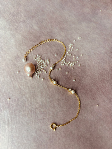 Mila Pearl Bracelet - 925 Sterling Silver Bracelet